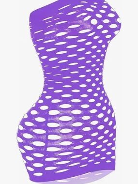 New OS Women's Fishnet Bodysuit Sexy Mesh Lingerie Chemise Nightwear
